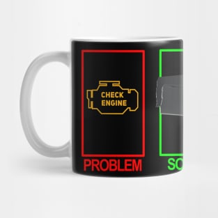 Funny Check Engine Light Mechanic Car Lover Enthusiast Gift Idea  Mug
